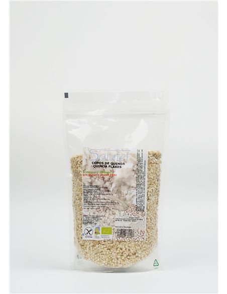 Flocos ecológicos sem glúten de quinoa