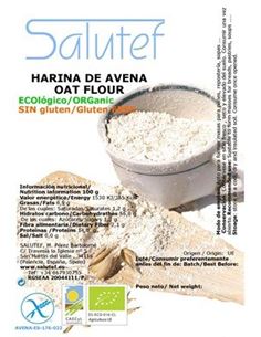 Gluten-free ecological oatmeal flour 2