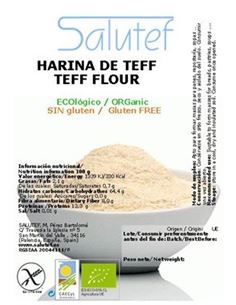 HARINA DE TEFF WHITE ECOLÓGICA SIN GLUTEN 2