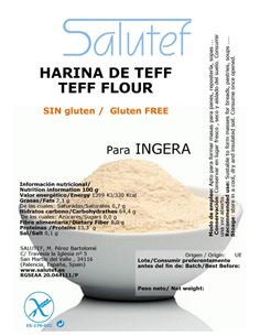 HARINA DE TEFF (ESPECIAL INGERA) SIN GLUTEN 2